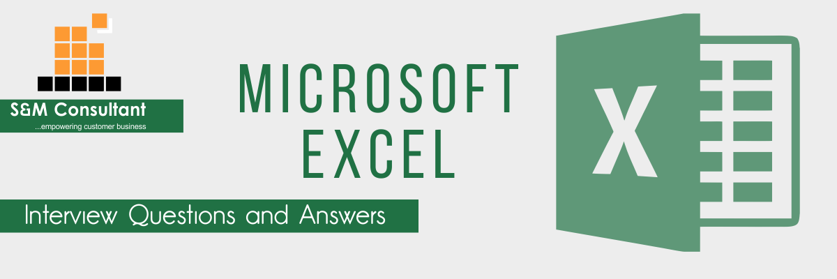 Microsoft Excel Interview Questions and Answers